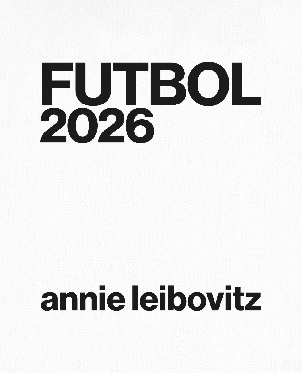 Portada Futbol 2026 annie leibovitz